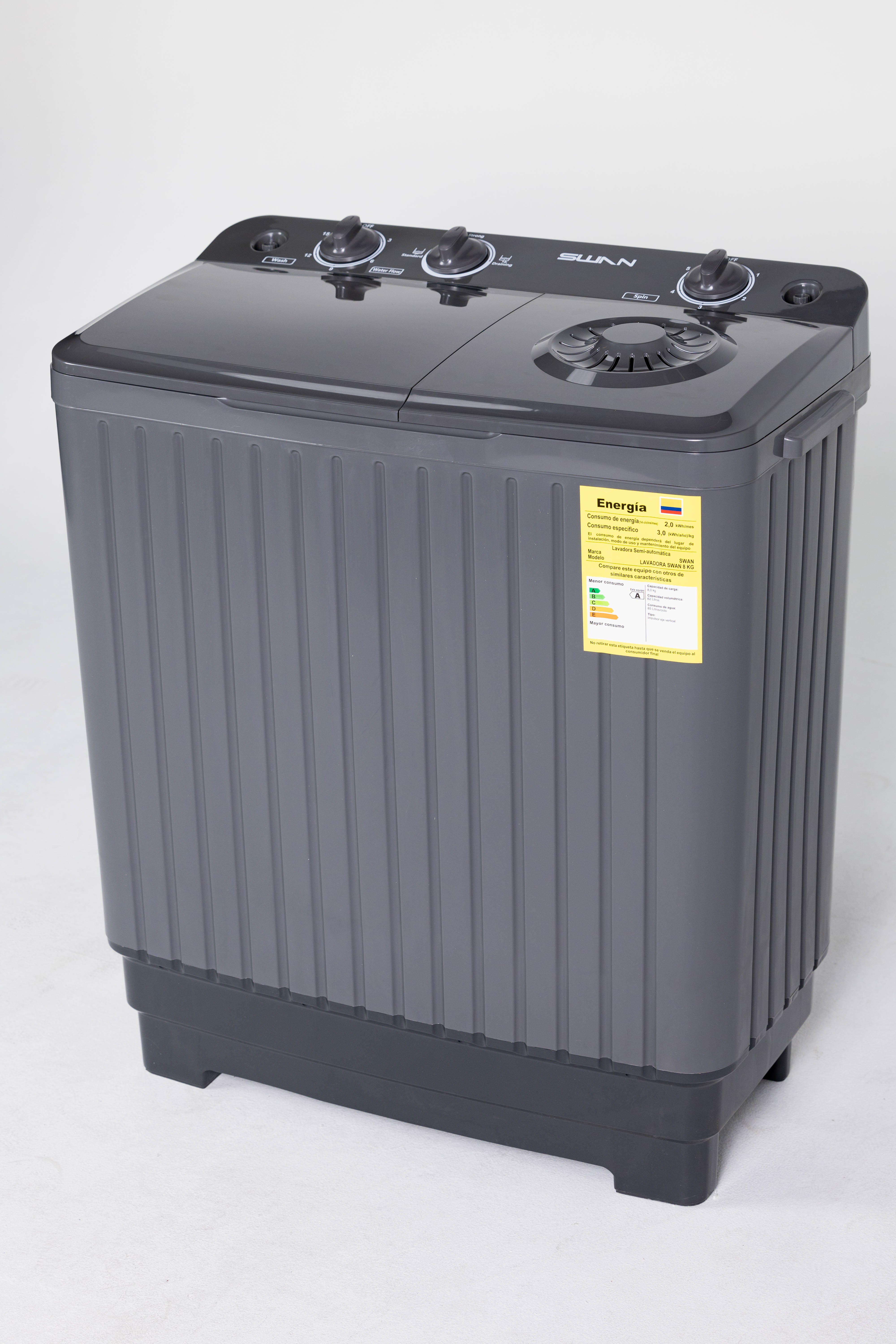 LAVADORAS SEMIAUTOMÁTICA SILVER 8 KG