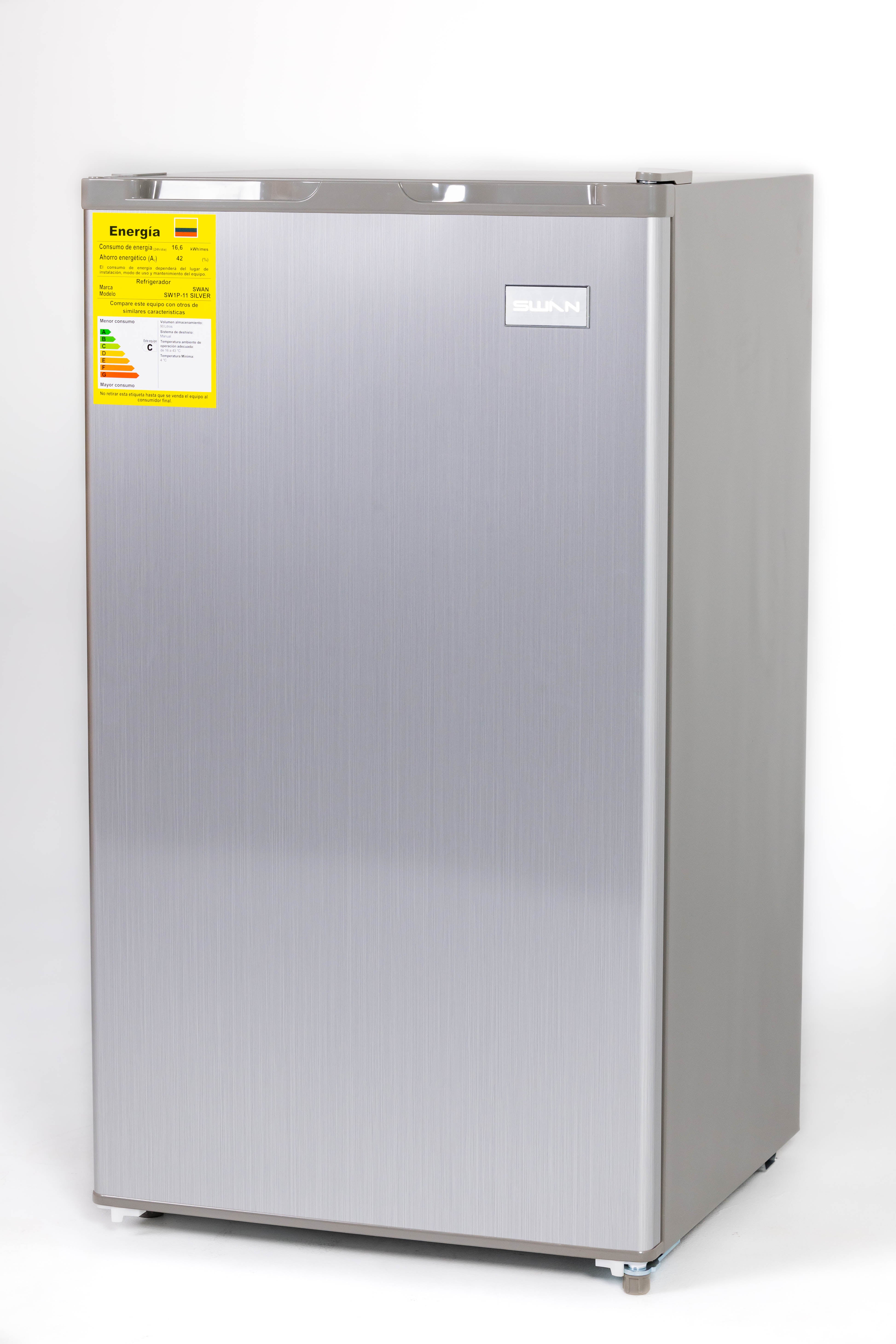 NEVERA MINIBAR SWAN SW1P-11 SILVER
