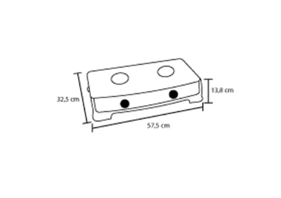 COCINETA HACEB AR GAS-2 GN