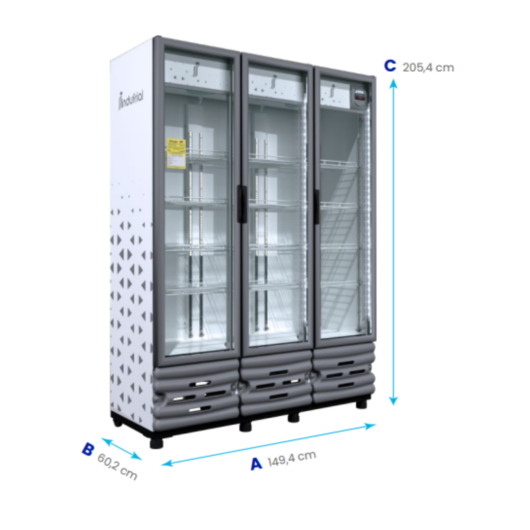 VITRINA REFRIGERANTE INDUFRIAL VERTICAL FORTE V40