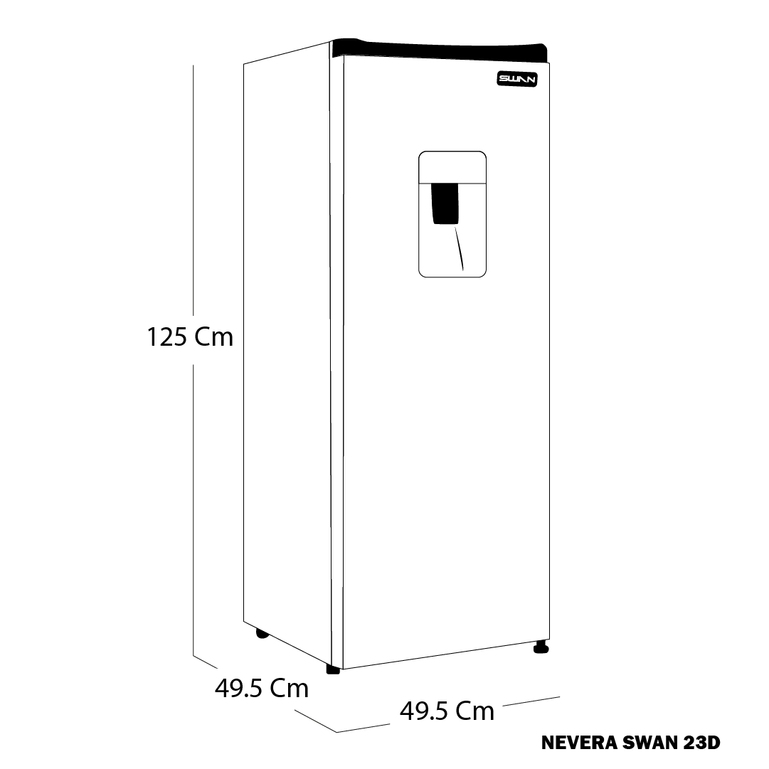 Nevera SWAN 23D PAL-FROST-DISP