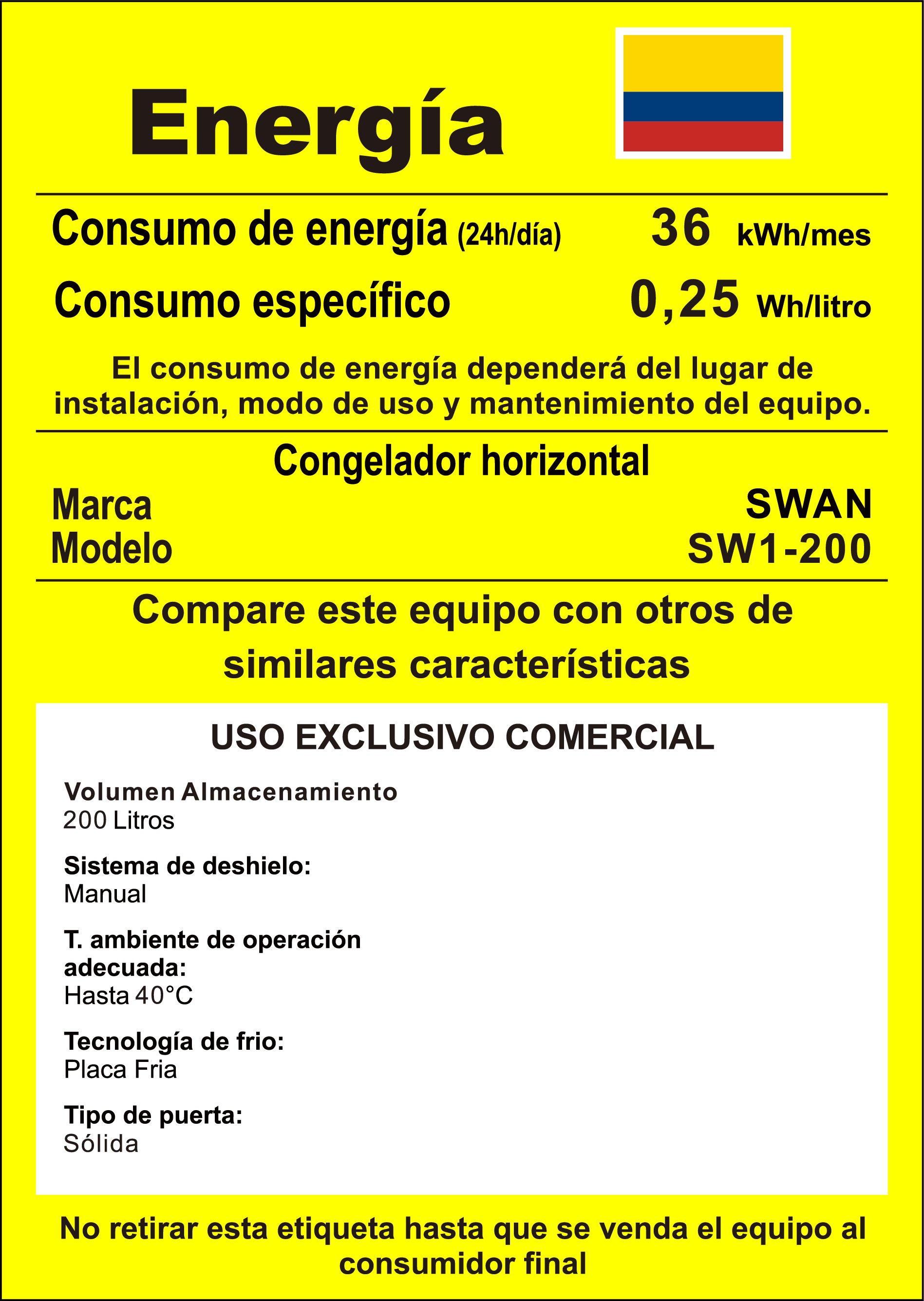 CONG. SWAN CHS SW1-200