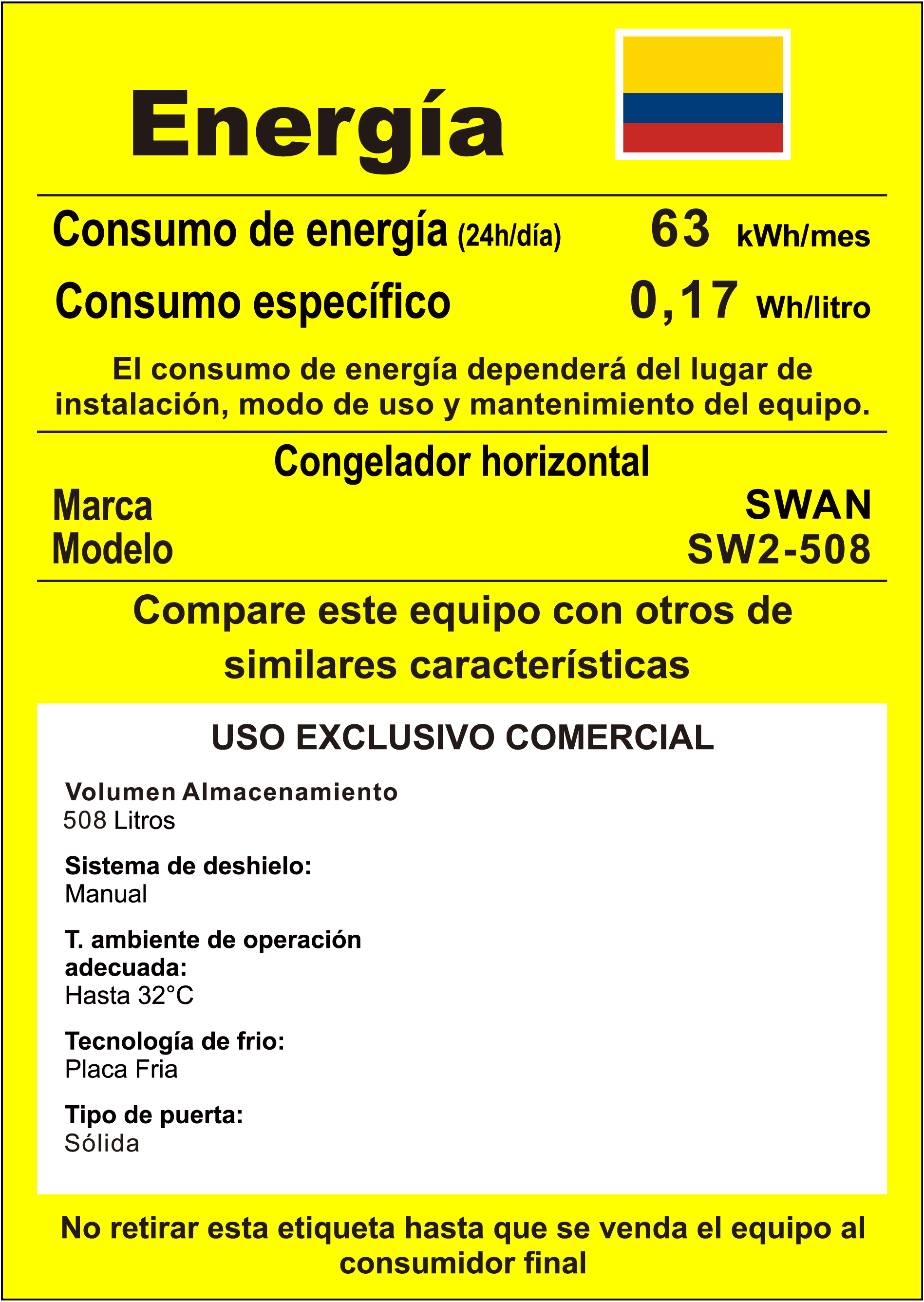 CONG. SWAN CHS SW2-508