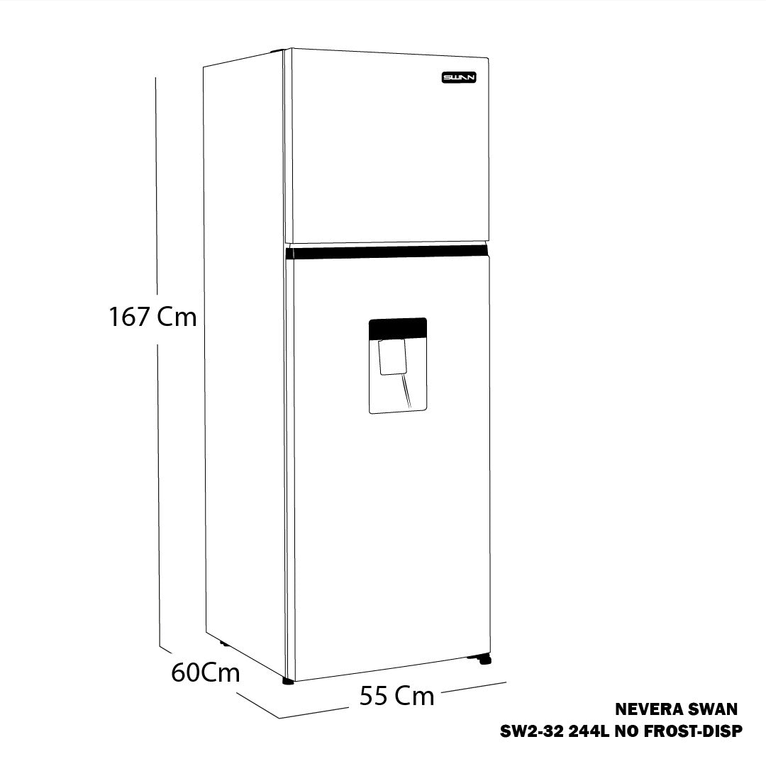 NEVERA SWAN SW2-32 244L NO FROST-DISP