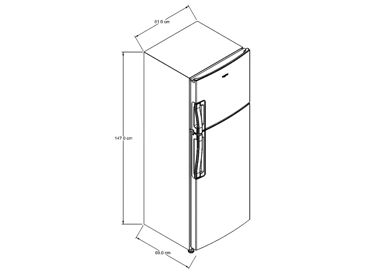 NEVERA WHIRLPOOL WRM22CKTWW