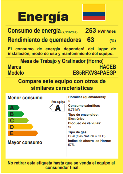 ESTUFA HACEB ROMERO REFLEX 50-V GP NE