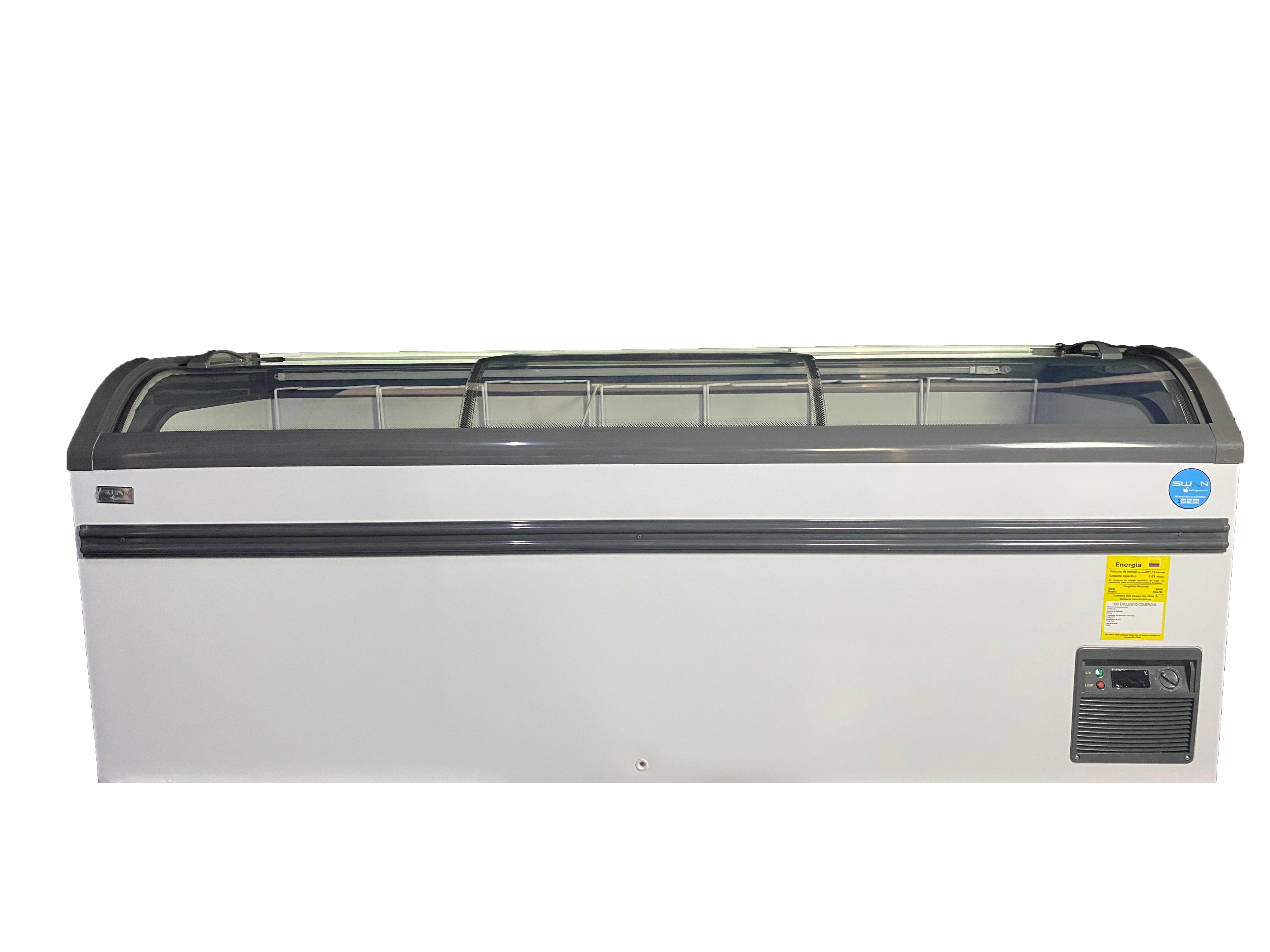 CONGELADOR SWAN CHV SW-768 TAPA DE VIDRIO