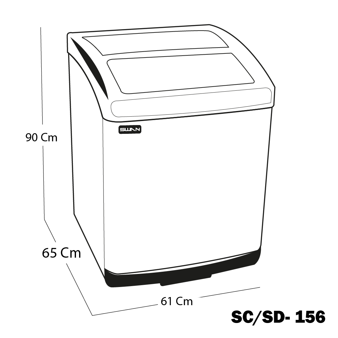 CONGELADOR SWAN SC/SD(W)-156//CHV-156 CS