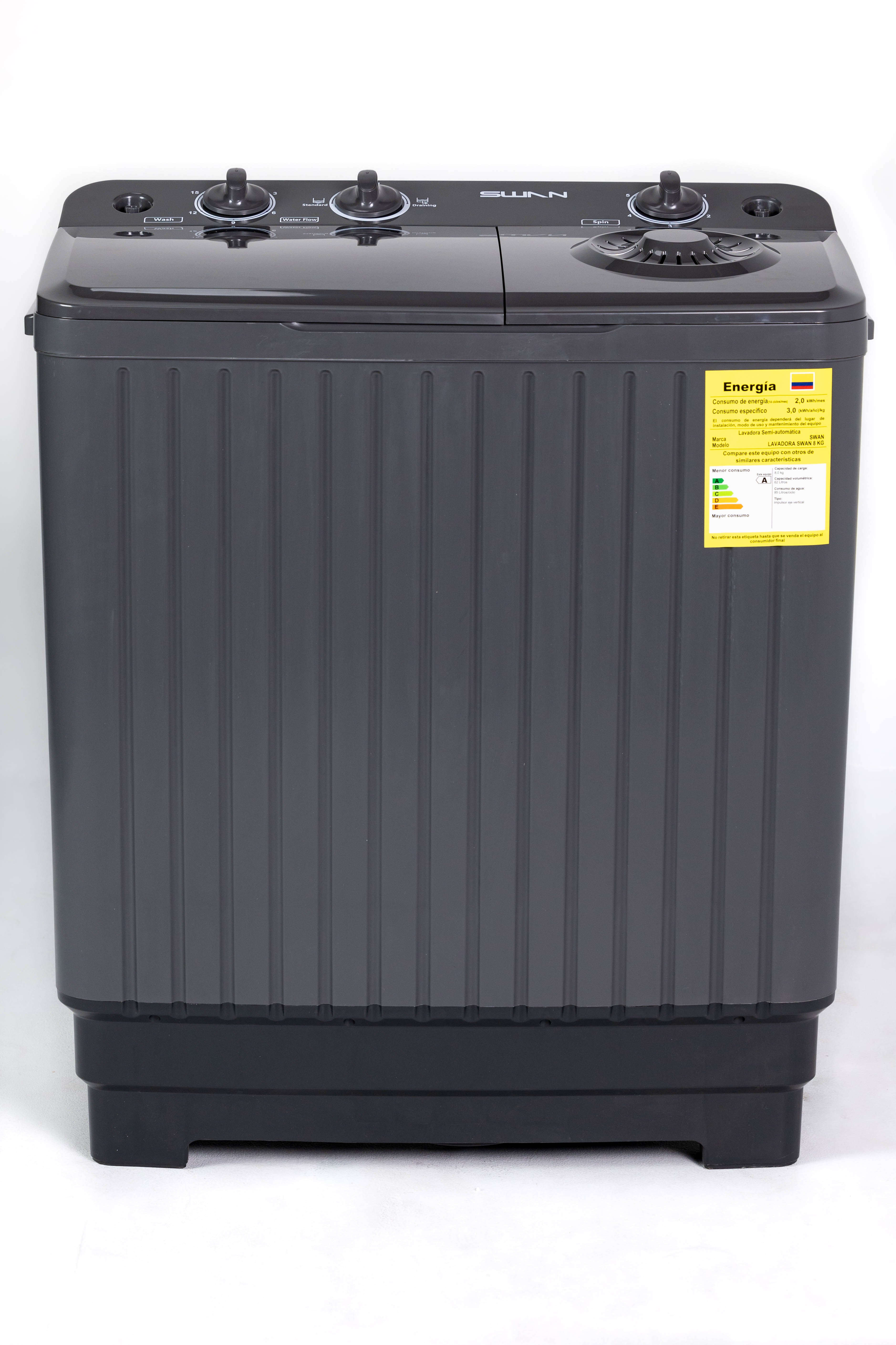 LAVADORAS SEMIAUTOMÁTICA SILVER 8 KG
