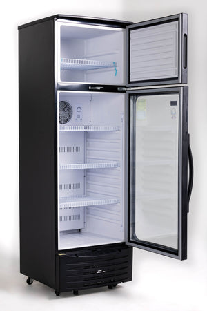VITRINA REFRIGERADA SWAN 286 LITROS CON CONGELADOR SUPERIOR | SCD-370B