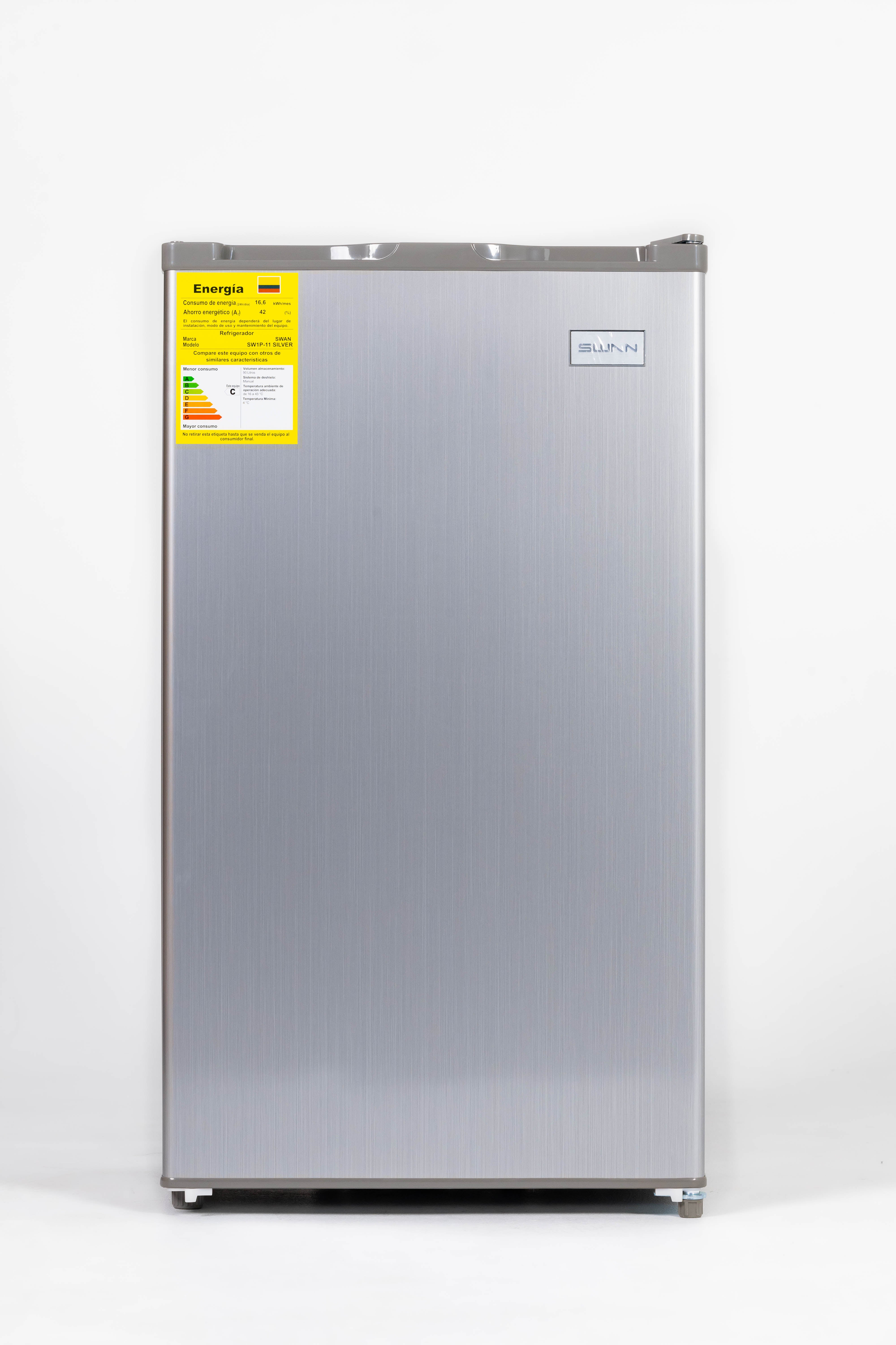 NEVERA MINIBAR SWAN SW1P-11 SILVER