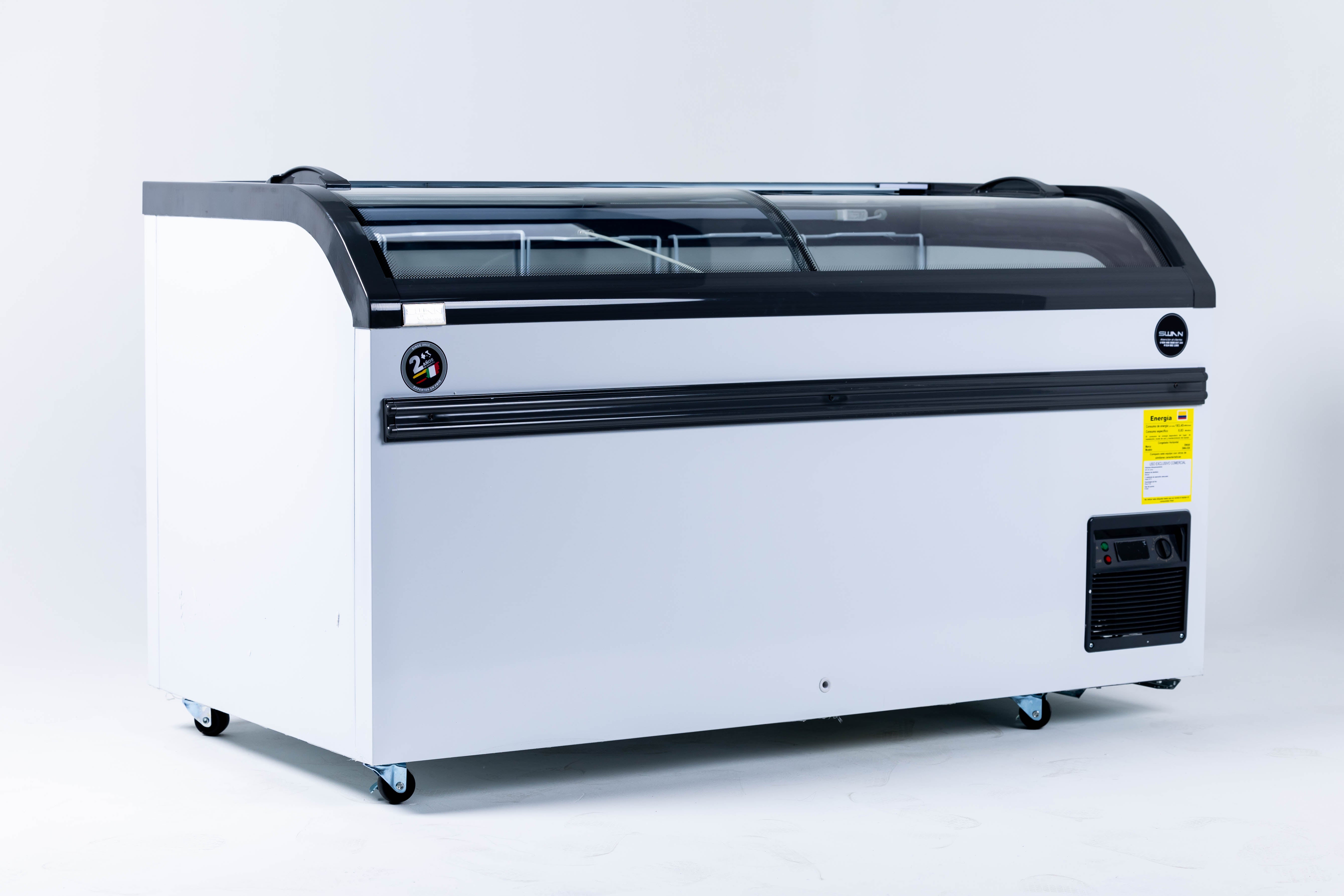 CONGELADOR SWAN CHV SW-538 TAPA DE VIDRIO