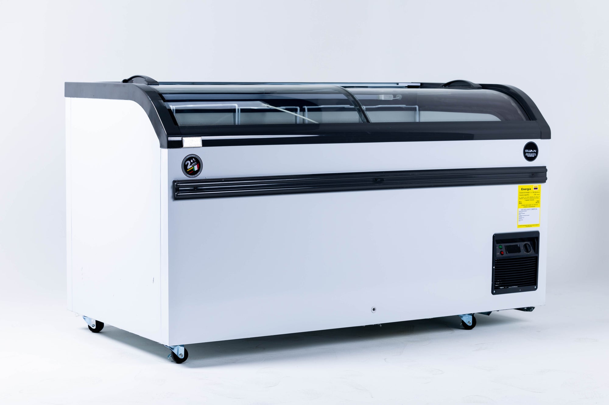 CONGELADOR SWAN CHV SW-538 TAPA DE VIDRIO