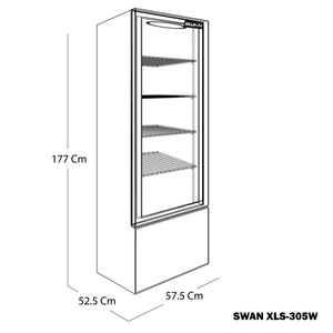 VITRINA REFRIGERADA SWAN 285 Litros | XLS 305W
