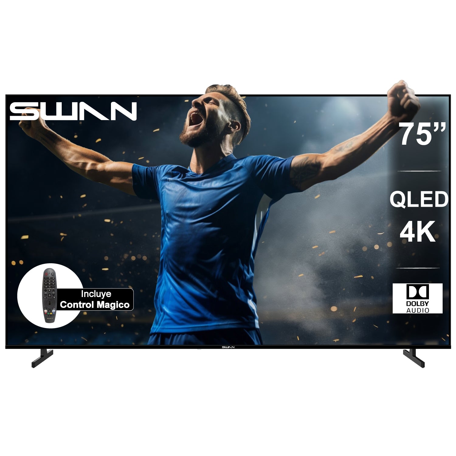 TELEVISOR SWAN 75" QLED UHD 4K SMART TV WEBOS - EL