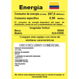 CONG. VERTICAL SWAN 376L -  XLS 415 WD PVV