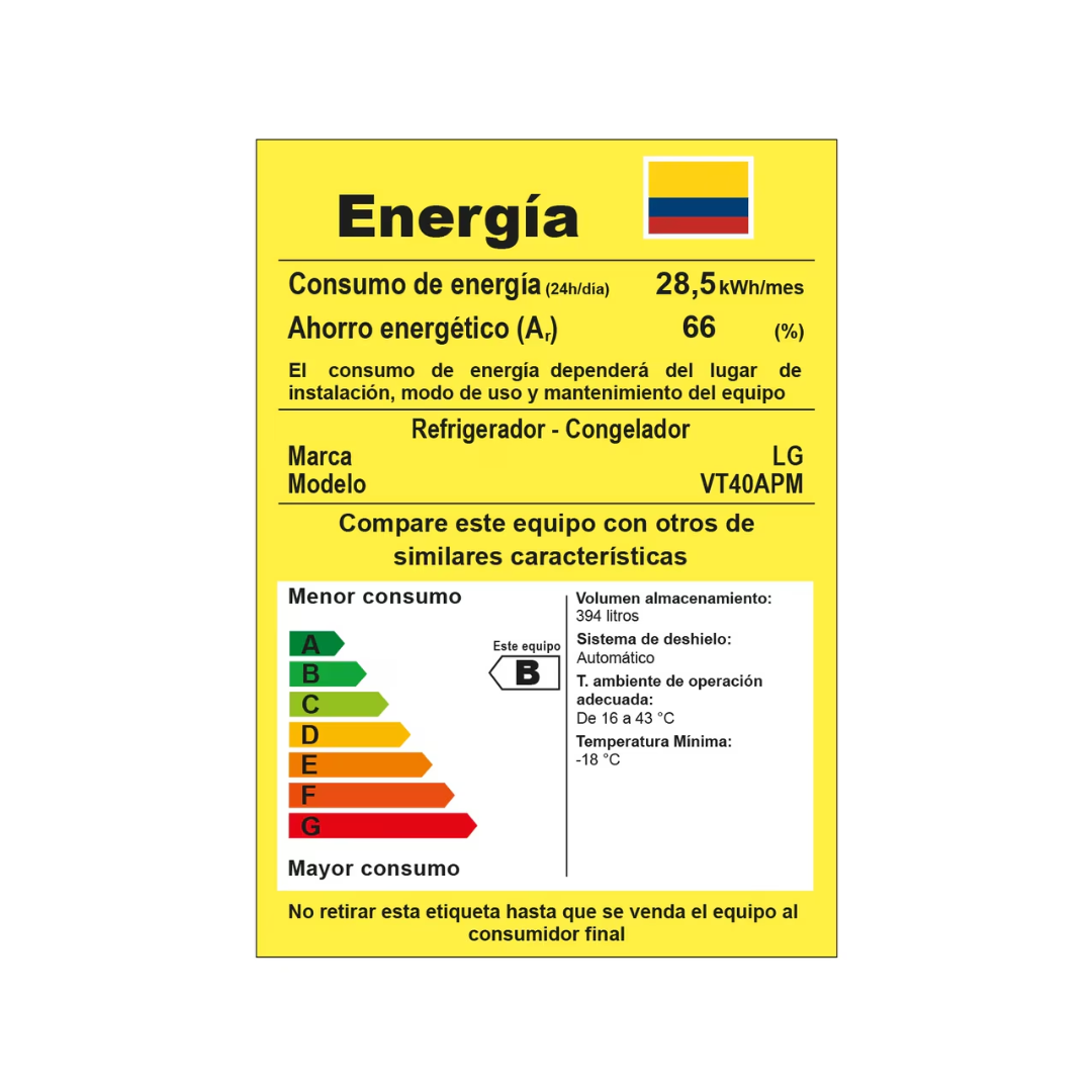 NEVERA L.G VT40APM.AEPCCLM
