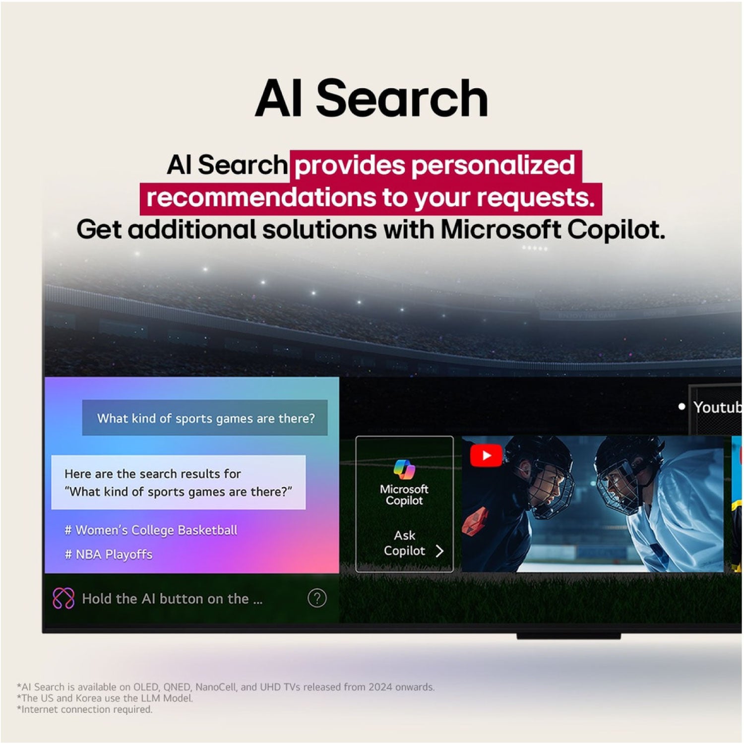 Televisor LG 50" UHD AI 4K Smart TV 2025 - 50UA8000PSB.AWC