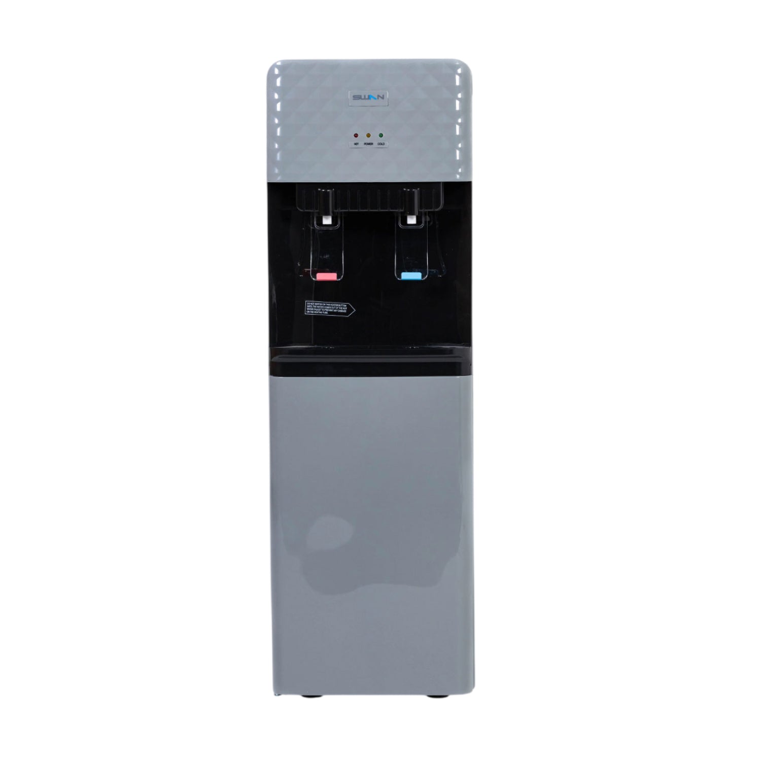 Dispensador de Agua Swan Fría y Caliente con Nevera Integrada Silver | LB-LWB1.5-5X88R