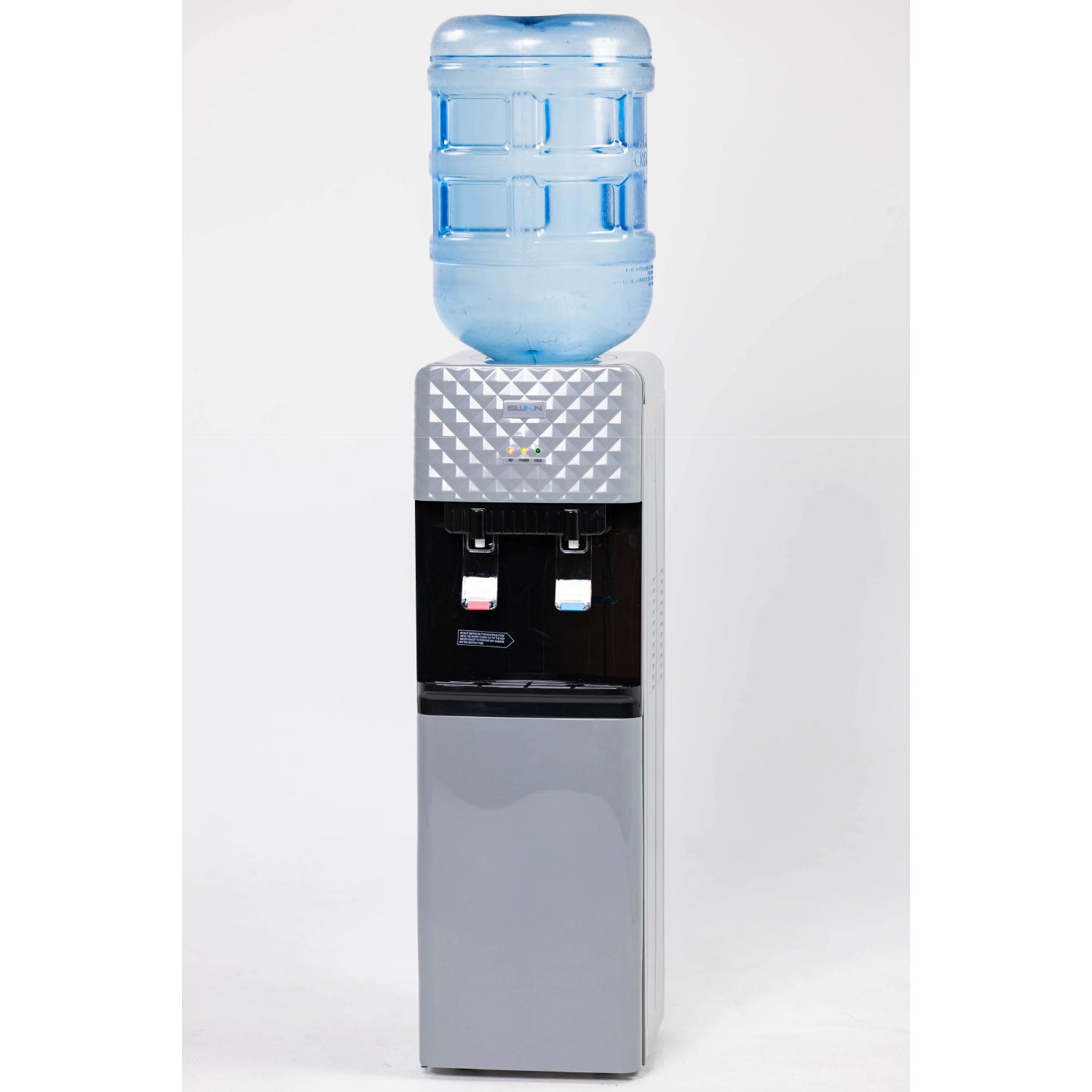Dispensador de Agua Swan Fría y Caliente con Nevera Integrada Silver | LB-LWB1.5-5X88R