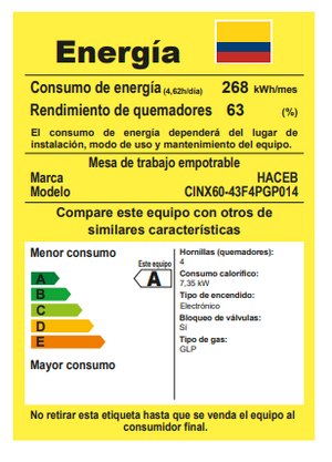 CUB  HACEB TA 60-43 INOX HF GP