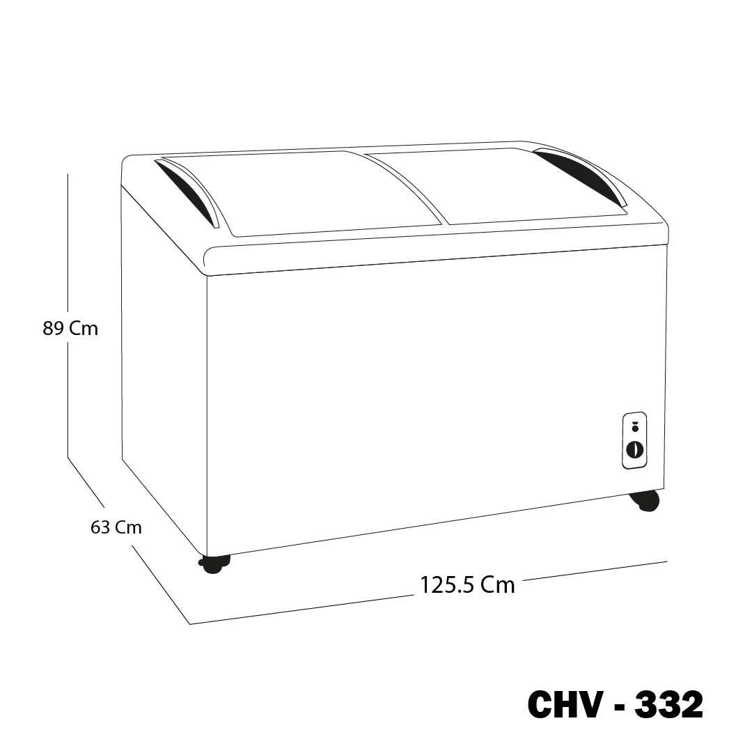 CONGELADOR SWAN CHV 332L MA CS