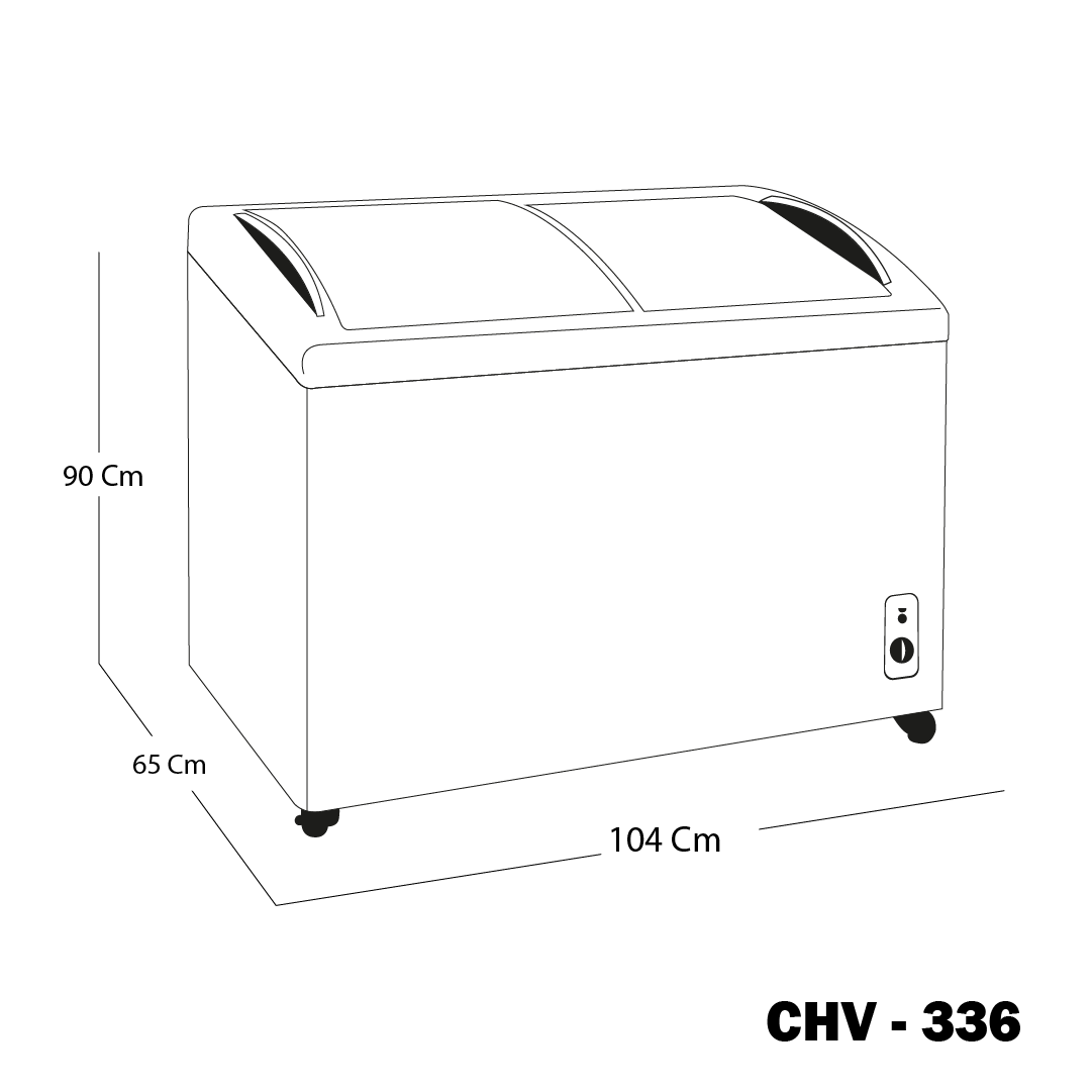 CONGELADOR SWAN SC/SD(W)-336//CHV-336 CS