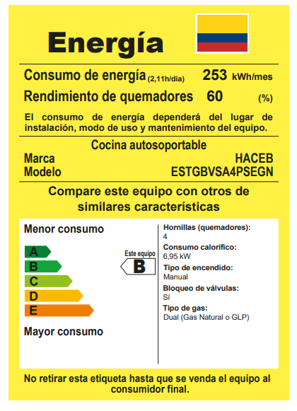 ESTUFA HACEB ROMERO GAB V GN PL