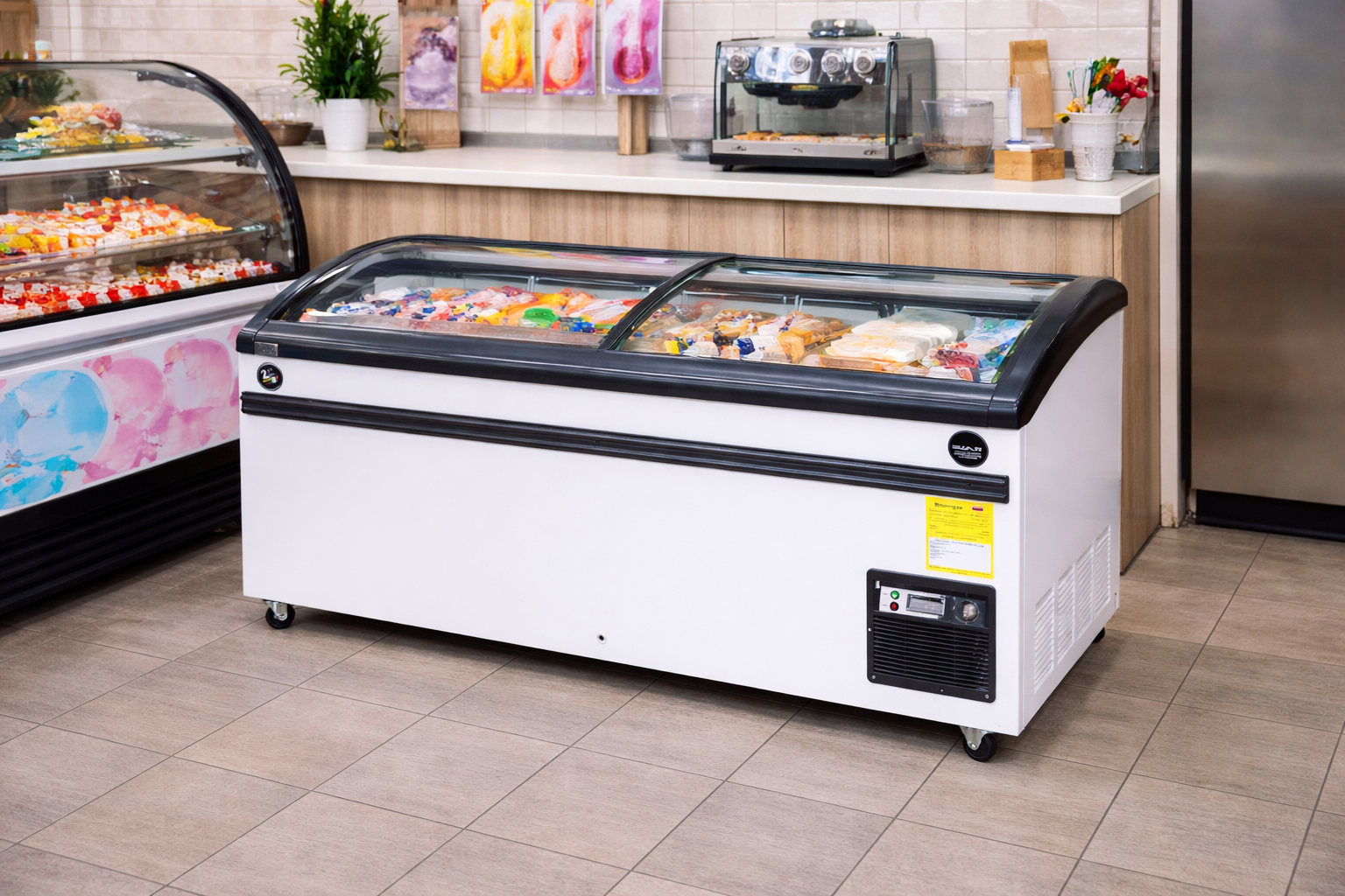 CONGELADOR SWAN CHV SW-538 TAPA DE VIDRIO