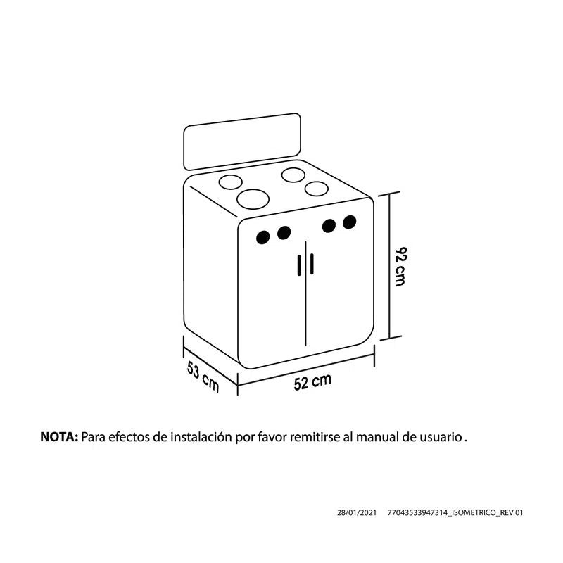 ESTUFA HACEB ROMERO T MIX 3X1 GN PL