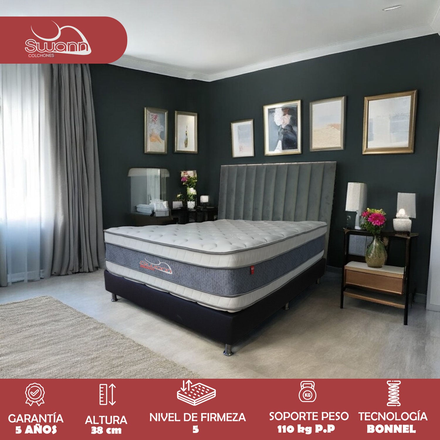 colchón SWAN EVOLUTION CONFORT