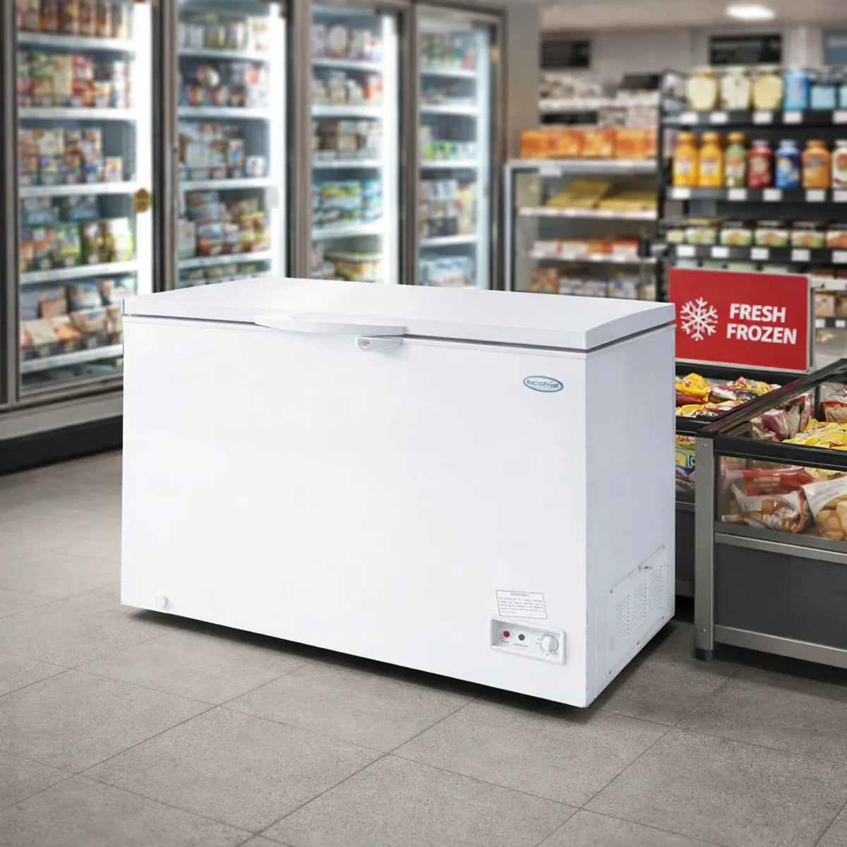 CONGELADOR HORIZONTAL INDUFRIAL ICC-210 L PUERTA SOLIDA