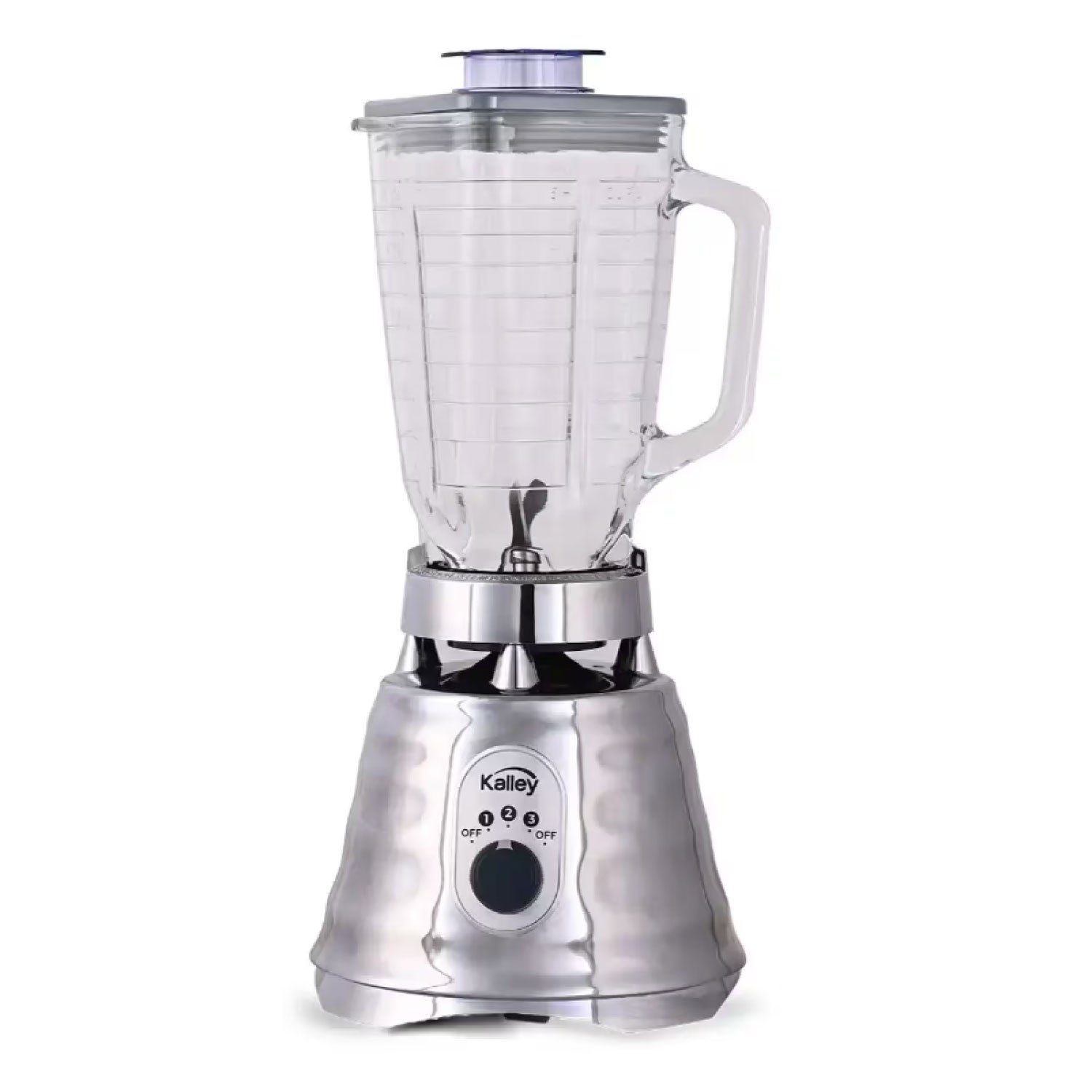 Licuadora KALLEY Cromada 1,25 Litros K-LC Plateada