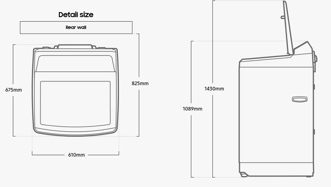 Lavadora SAMSUNG con EcoBubble™ 15Kg - WA15CG5441BDCO