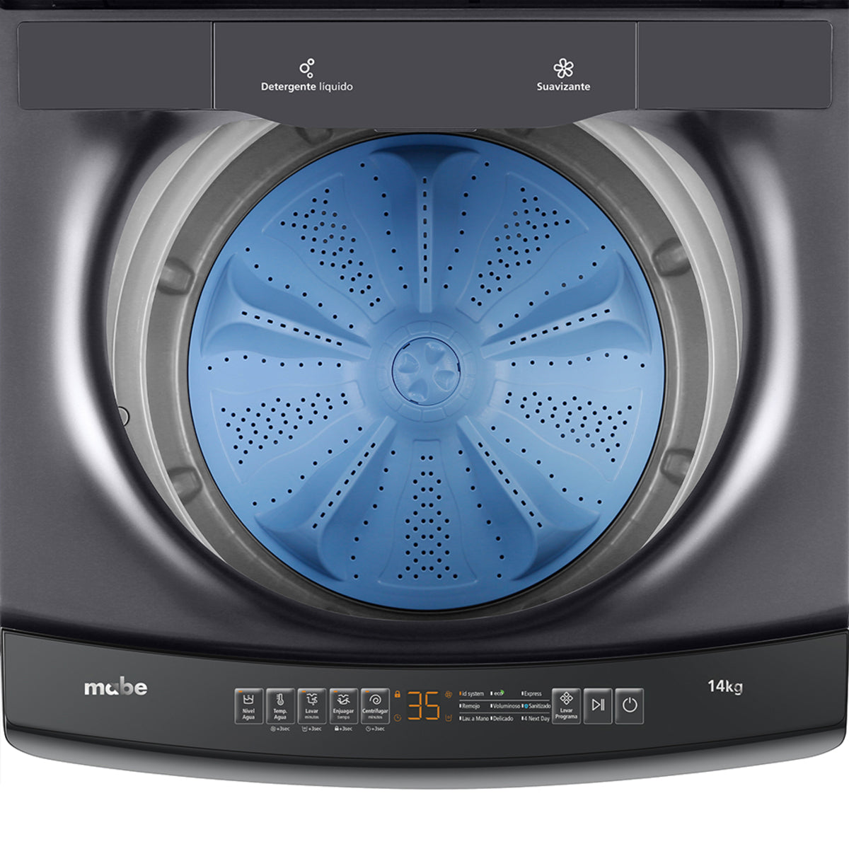 Lavadora Automática Propela 14 Kg Diamond Gray Mabe - LMA4120WDGAB0
