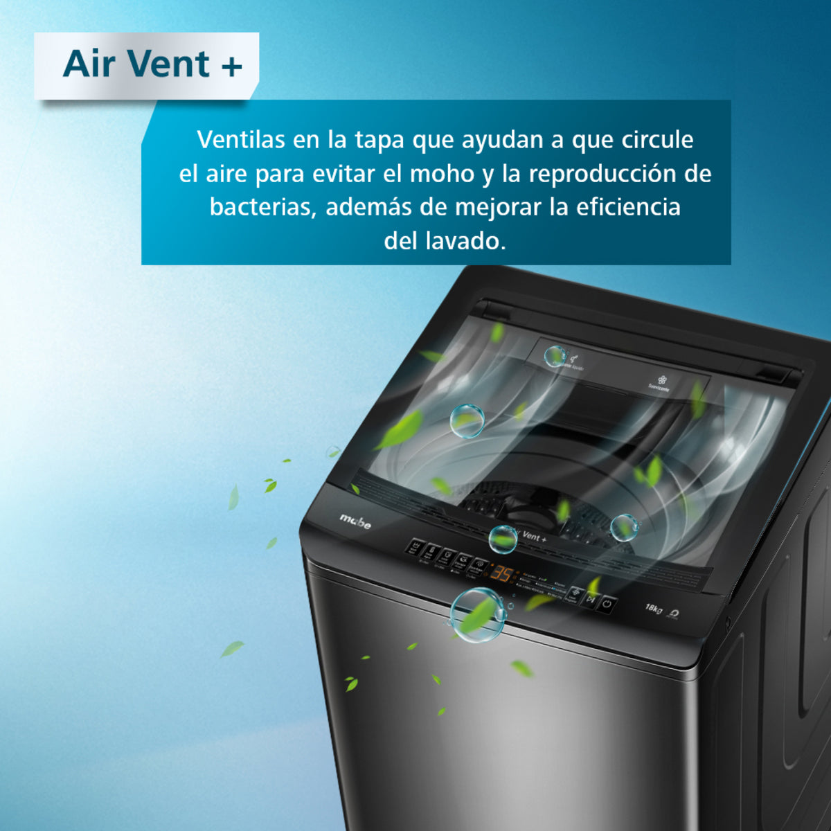 Lavadora Automática Propela 14 Kg Diamond Gray Mabe - LMA4120WDGAB0