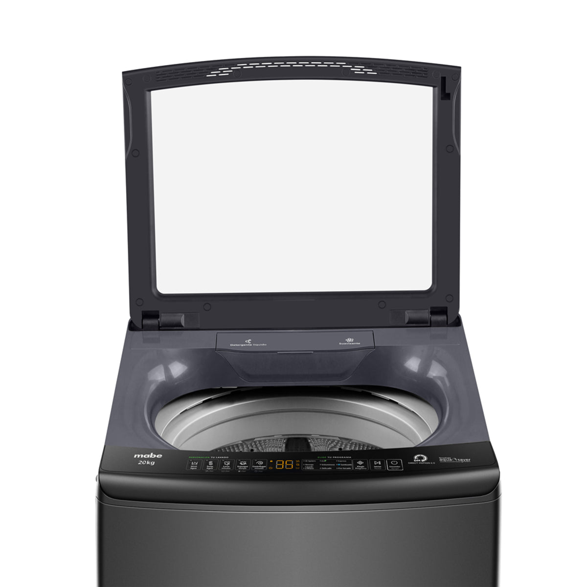 Lavadora Aqua Saver Green 20 Kg Diamond Gray Mabe - LMA0220WDGAB0