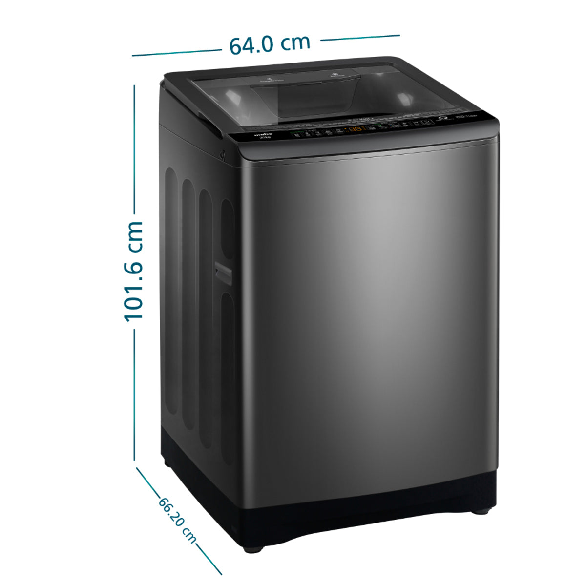 Lavadora Aqua Saver Green 20 Kg Diamond Gray Mabe - LMA0220WDGAB0