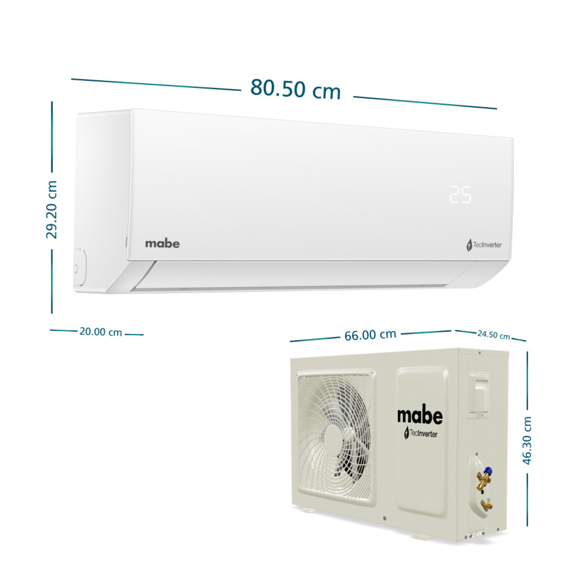 Aire Acondicionado Inverter 110v 12.000 BTU blanco Mabe - MMI12CABWCC32DC1