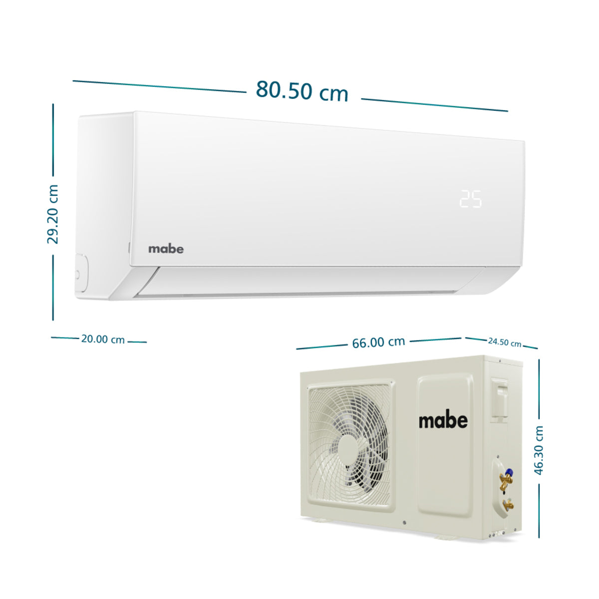 Aire Acondicionado Tradicional 110v 12.000 BTU Mabe - MMT12CABWCC32EC1