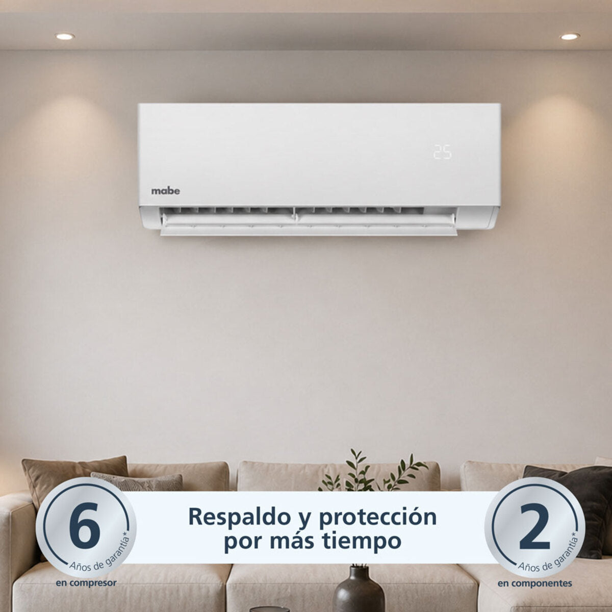 Aire Acondicionado Tradicional 110v 12.000 BTU Mabe - MMT12CABWCC32EC1