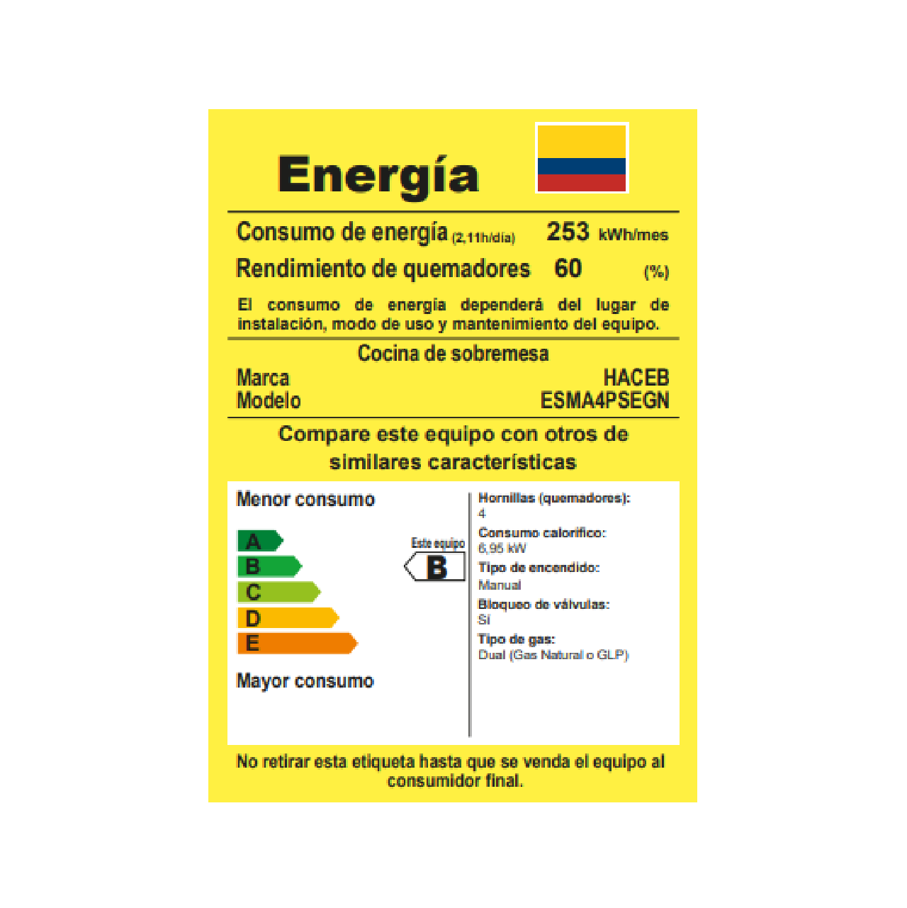 ESTUFA HACEB EM AVELLANA T GN PL