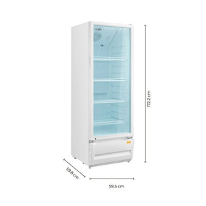 Vitrina KALLEY Frost Una puerta 309 Litros K-SC309L2 Blanco