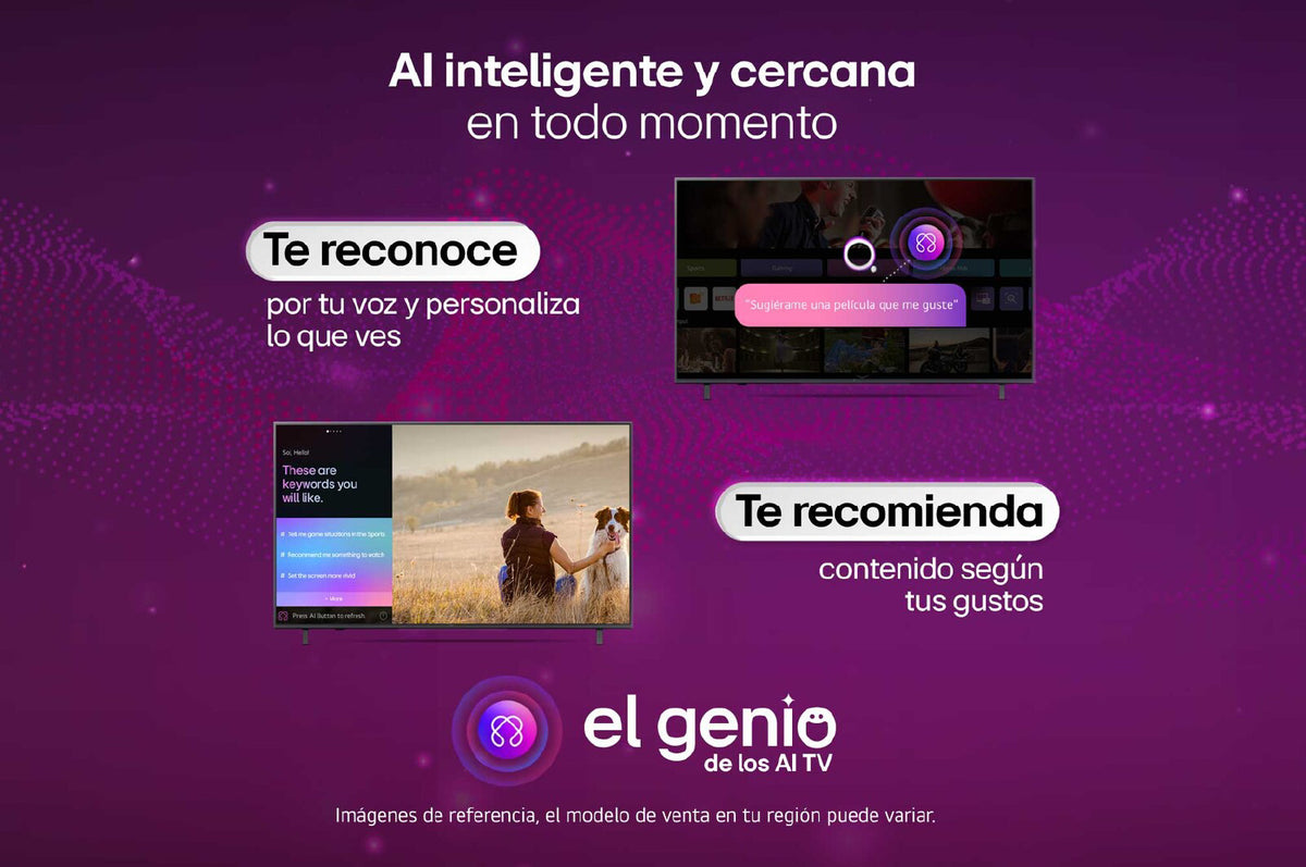 TV LG 50" 55"  NANO 4K UHD Smart TV con IA incluye AI Magic Remote 50NU855BPSA