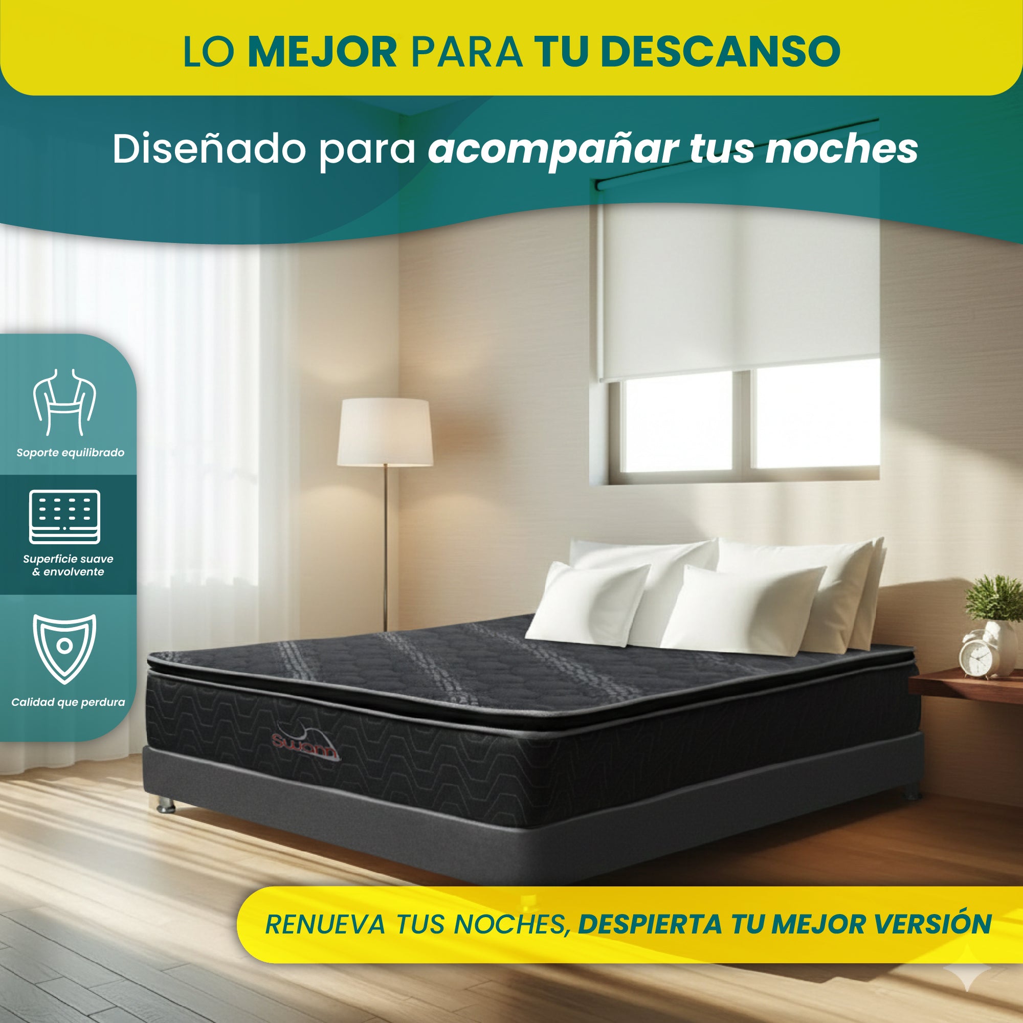 COLCHON SWAN PREMIUM TERRA