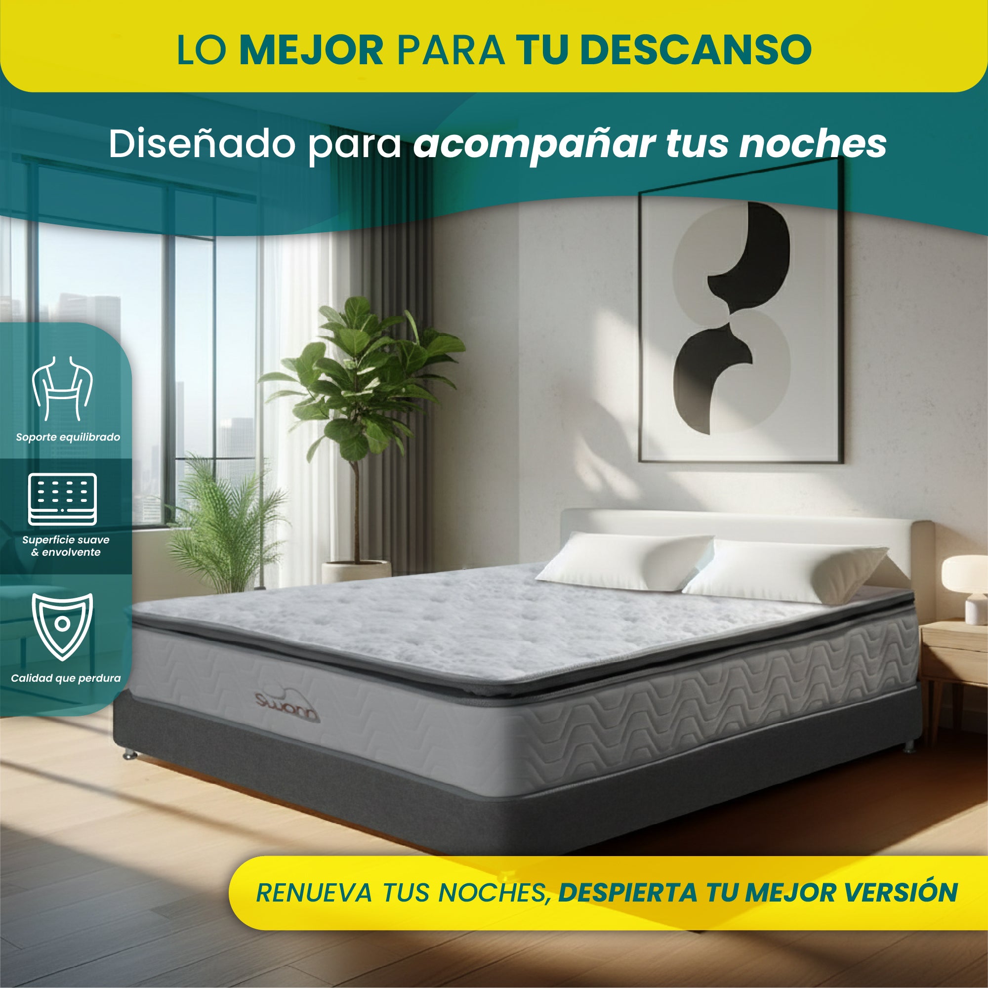 COLCHÓN SWAN NEW PREMIUM