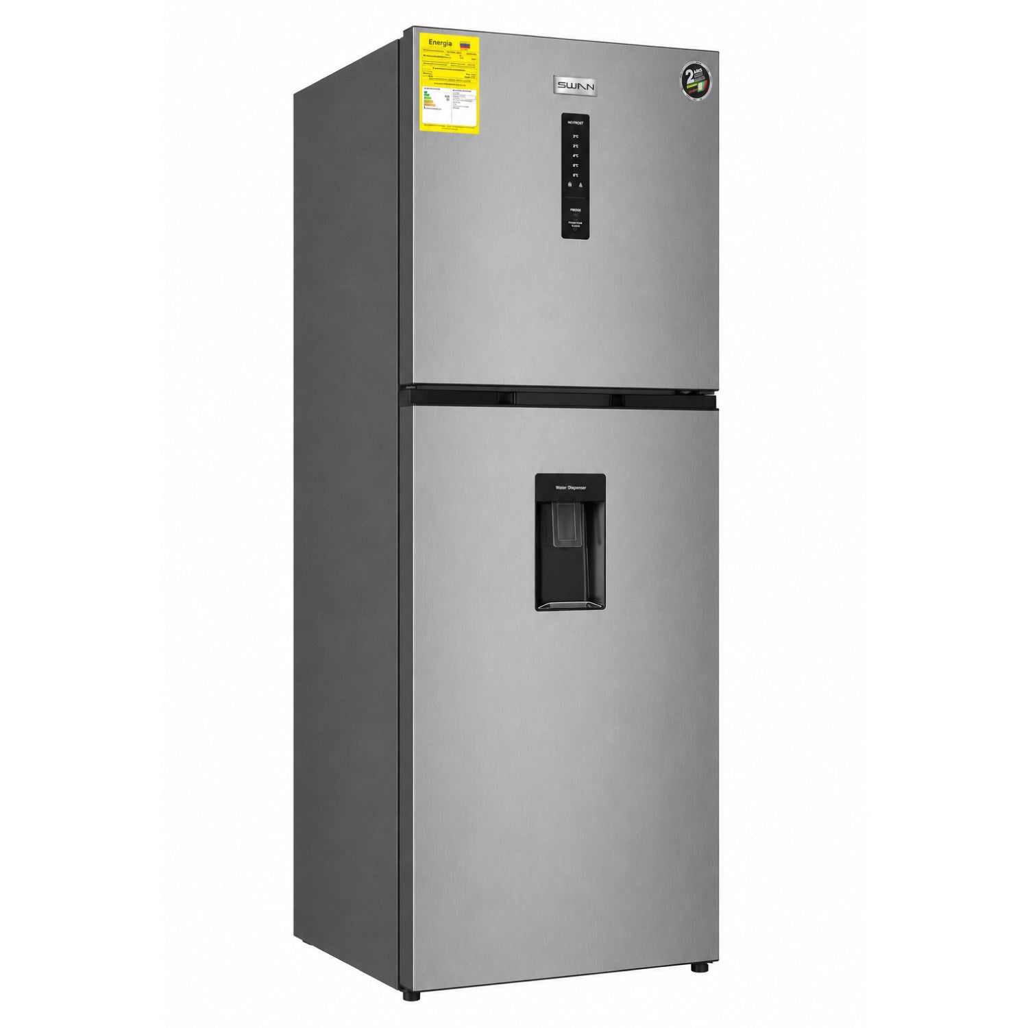 Nevera Swan 413 L No Frost con panel digital Dark Grey | SW 2-54