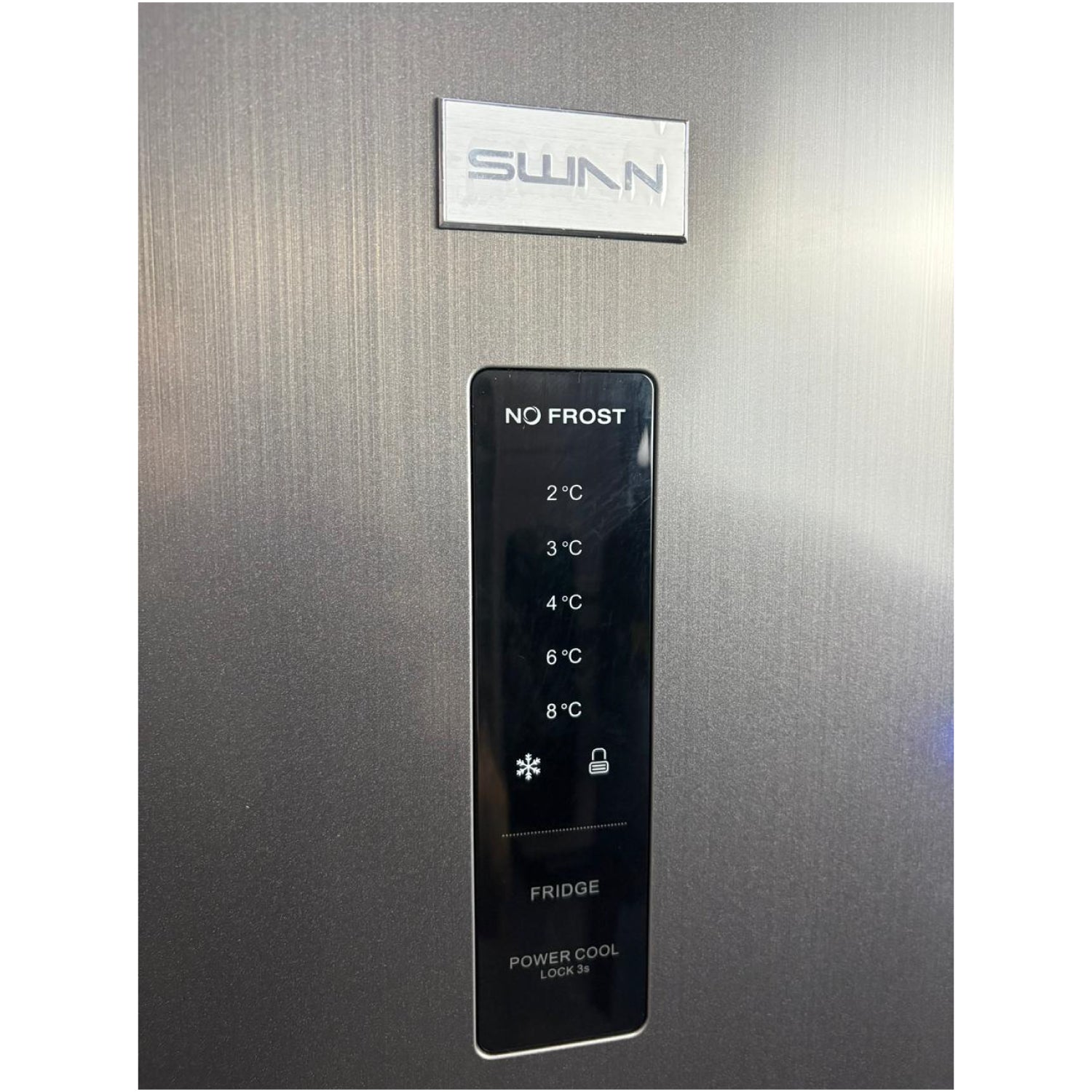 Nevera Swan 413 L No Frost con panel digital Dark Grey | SW 2-54