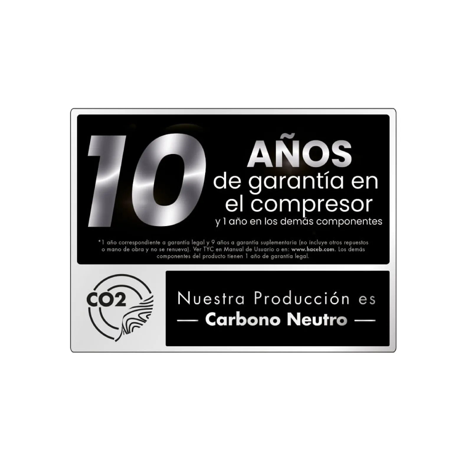 Nevera Haceb No Frost 243 Litros Inverter - 243 SE DA MI TI INV