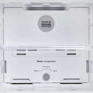 Nevera Haceb No Frost 271 Litros Inverter Manija Externa Negro Esmeralda